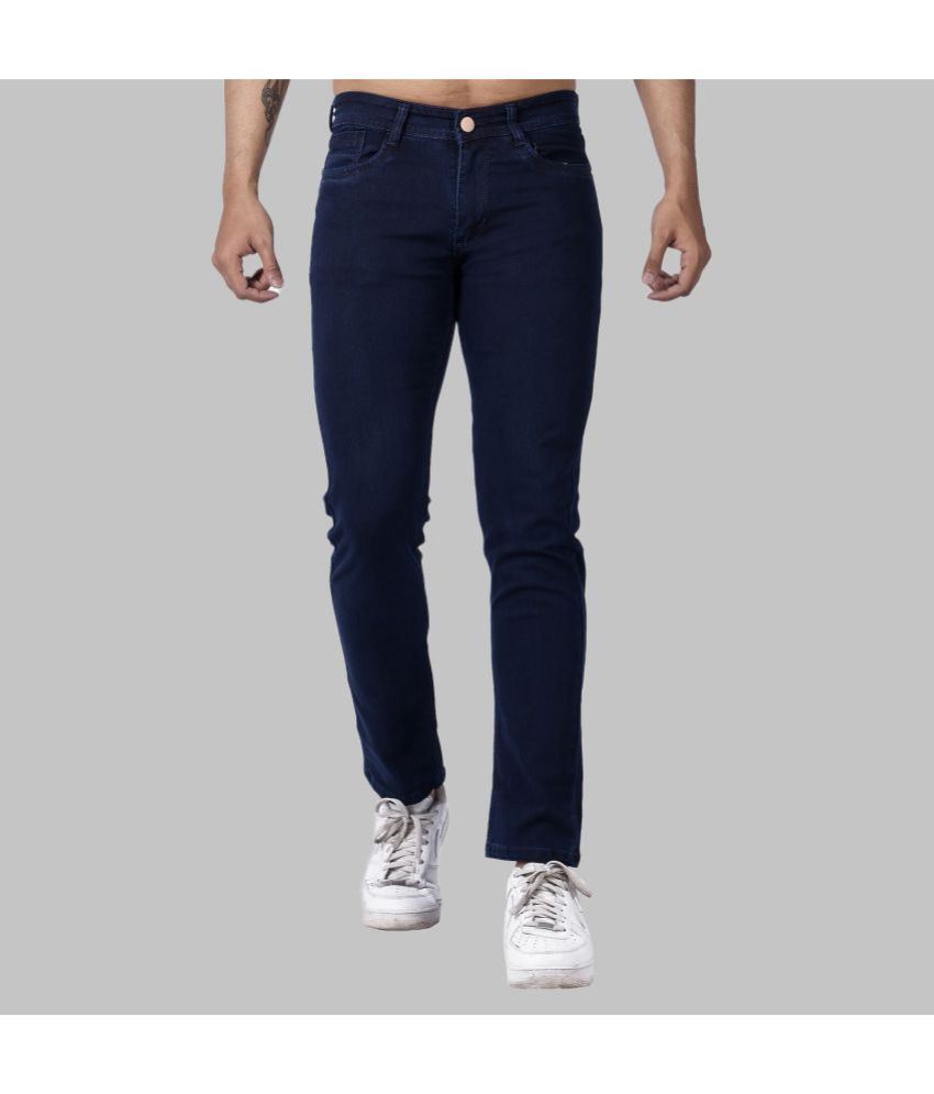     			Aflash - Dark Blue Denim Slim Fit Men's Jeans ( Pack of 1 )
