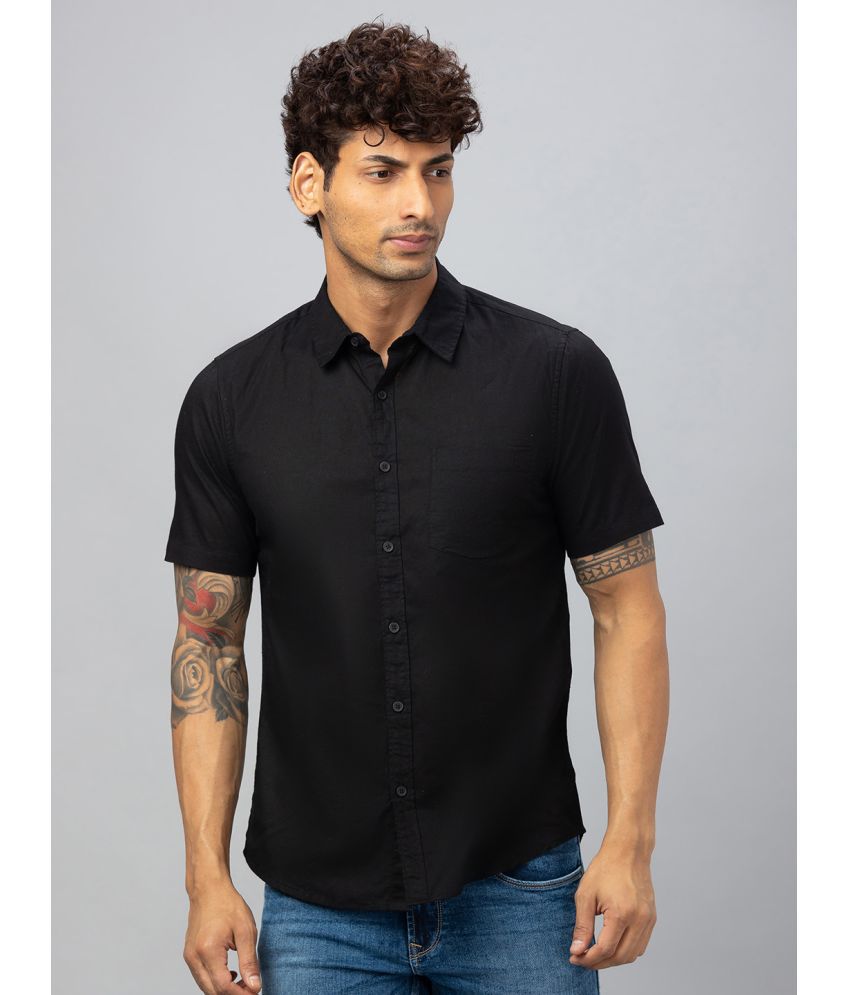     			Globus - Black 100% Cotton Regular Fit Men's Casual Shirt ( Pack of 1 )