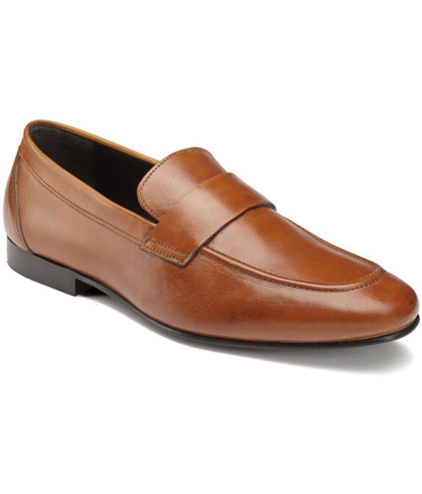     			HATS OFF ACCESSORIES - Brown Men's Mocassin Formal Shoes