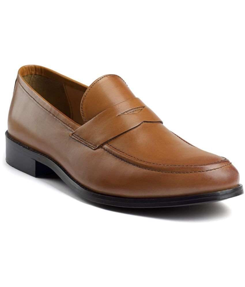     			HATS OFF ACCESSORIES - Brown Men's Mocassin Formal Shoes