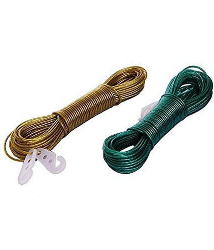     			PVC Coated Steel Wire Rope (Pack of 2)
