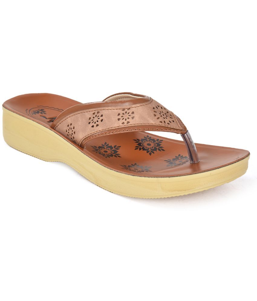     			Ajanta - Brown Women's Flats