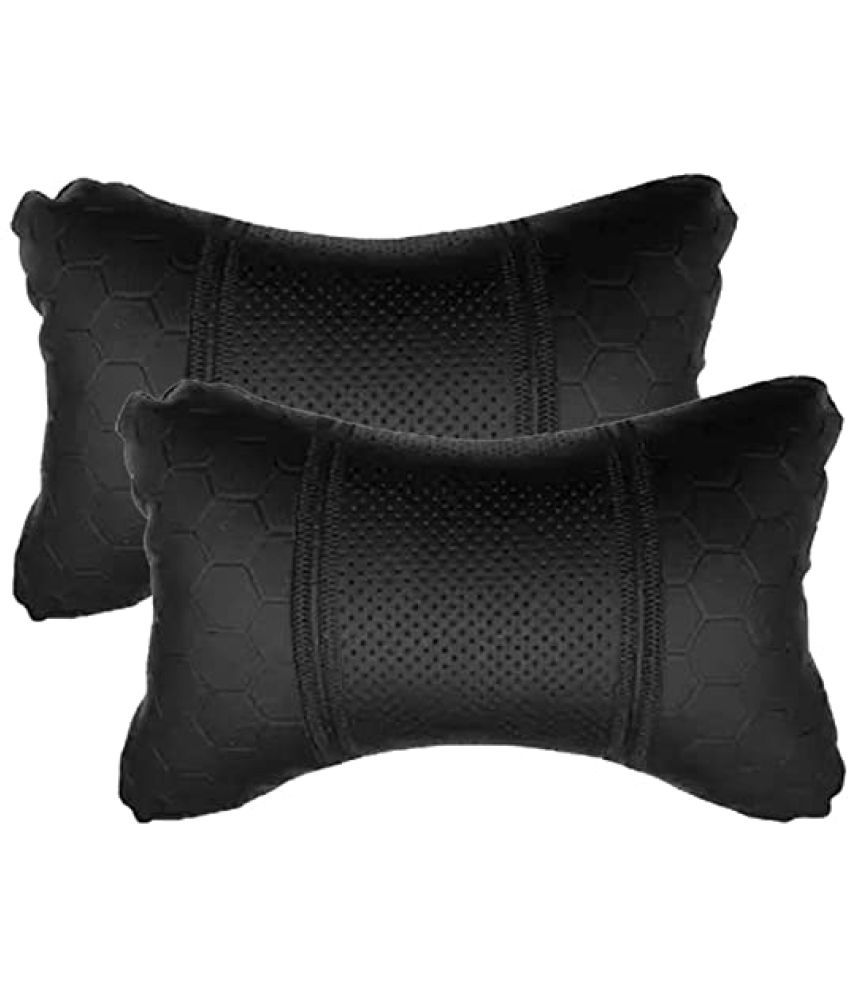     			Autokraftz Neck Cushions Set of 2 Black