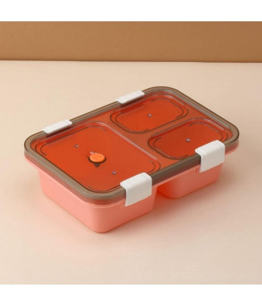     			Home Lane - Plastic Lunch Box 3 - Container ( Pack of 1 )