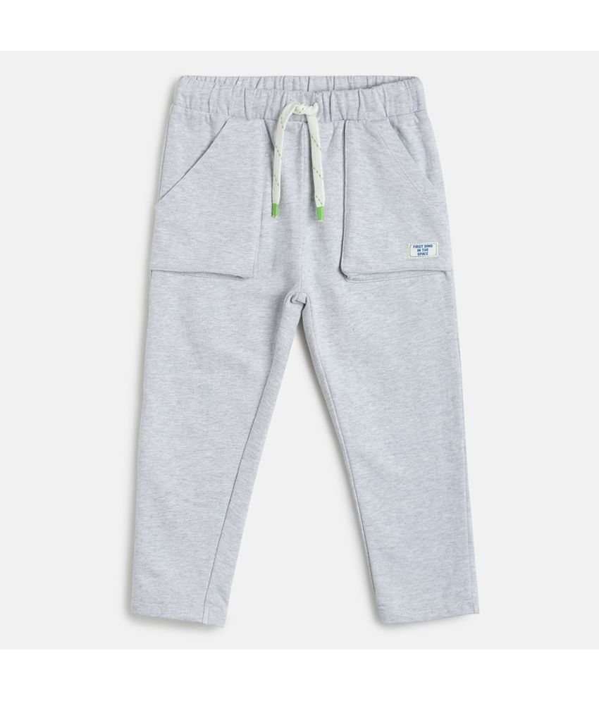     			MINI KLUB - Grey Cotton Trackpant For Baby Boy ( Pack of 1 )