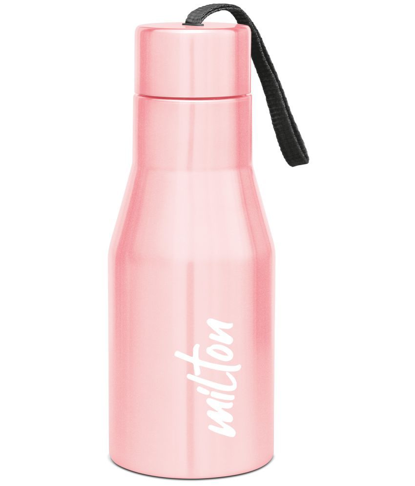     			Milton - SUPER 500,LIGHT PINK Light Pink Water Bottle 475 mL ( Set of 1 )