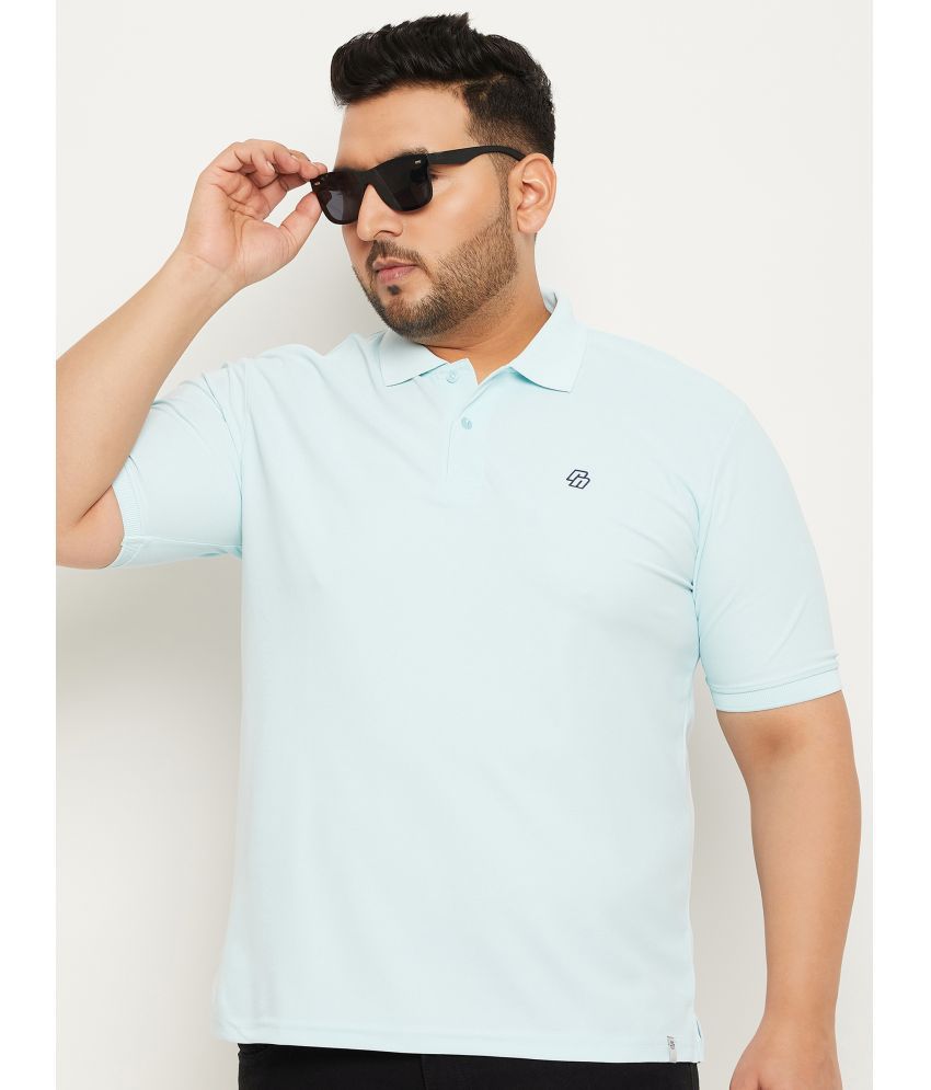     			renuovo - Aqua Cotton Blend Regular Fit Men's Polo T Shirt ( Pack of 1 )