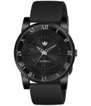 Crestello - Black Silicon Analog Men's Watch