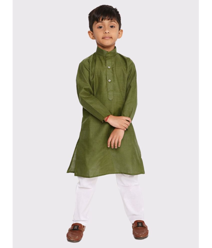     			Maharaja Pack of 1 Boys Cotton Blend ( Olive Green )