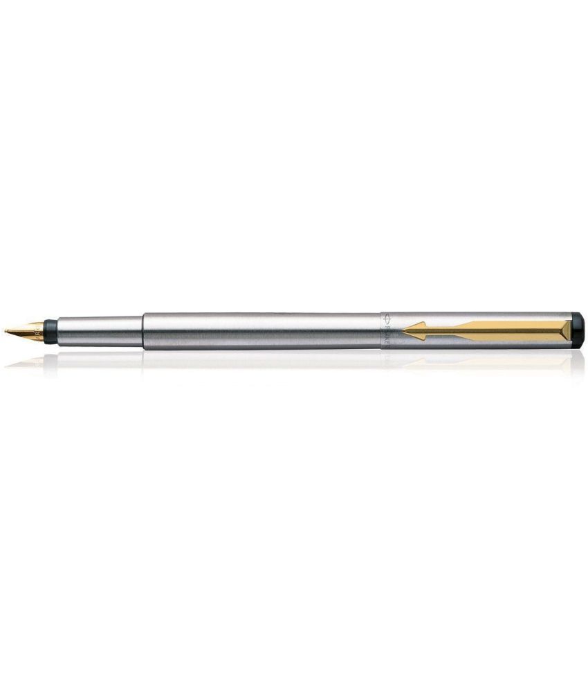     			Parker Vector Stainless Steel GT Fountain Pen, Pack Of 3