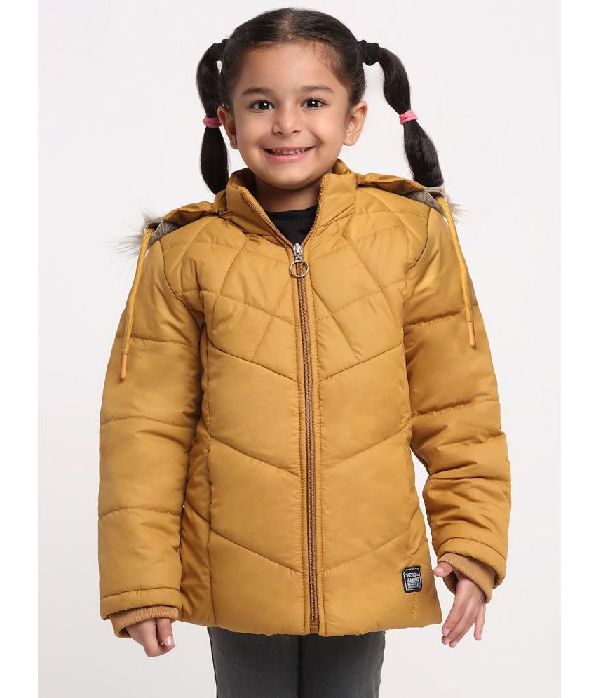 VERO AMORE - Yellow Polyester Girl's Quilted & Bomber ( Pack of 1 )