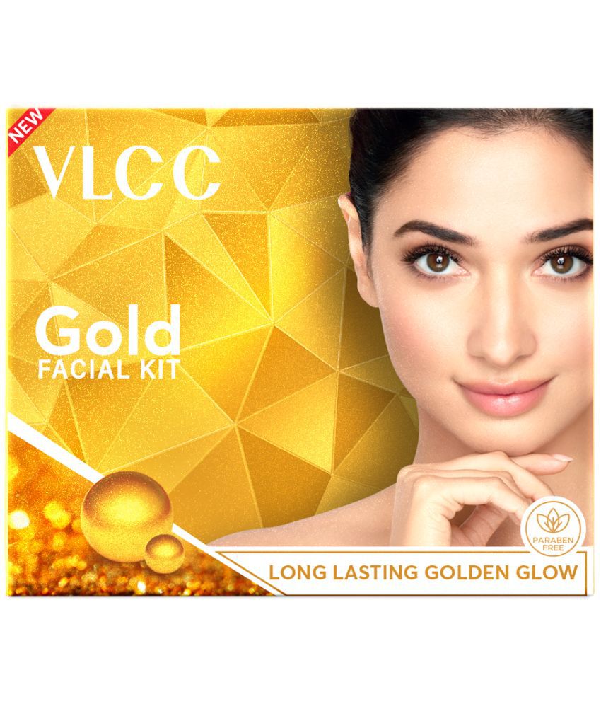     			VLCC Gold Facial Kit For Luminous & Radiant Complexion 60 g Parlour Glow