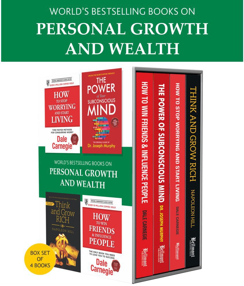     			World’s Bestselling Books on Personal Growth & Wealth (Premium Edition, Set of 4 Books)