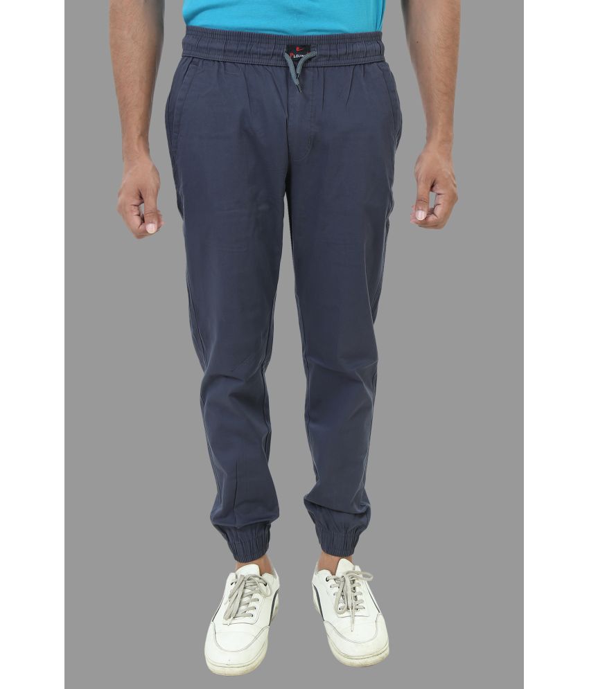     			plounge - Grey Cotton Men's Joggers ( Pack of 1 )