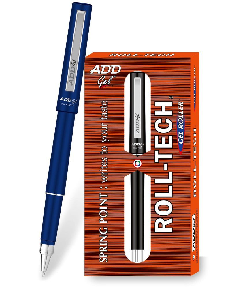     			ADD GEL Roll Tech Gel Pen - Set of 4 (BLACK)