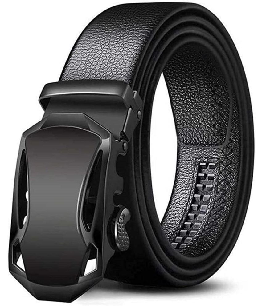     			Esstain - Black Leather Men's Casual Belt ( Pack of 1 )