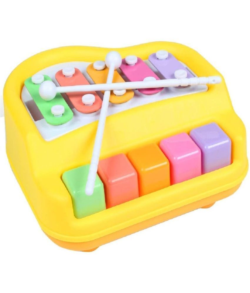     			Kidsaholic Multi Musical Keys Xylophone & Piano for Kids & Toddler | Non Toxic & Non-Battery for kids(Small)