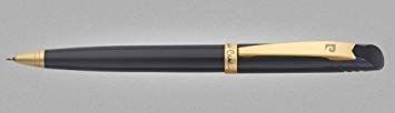     			Pierre Cardin Black Beauty Black Lacquer Finish/Satin Gold Parts Ball Pen|Pack of 8