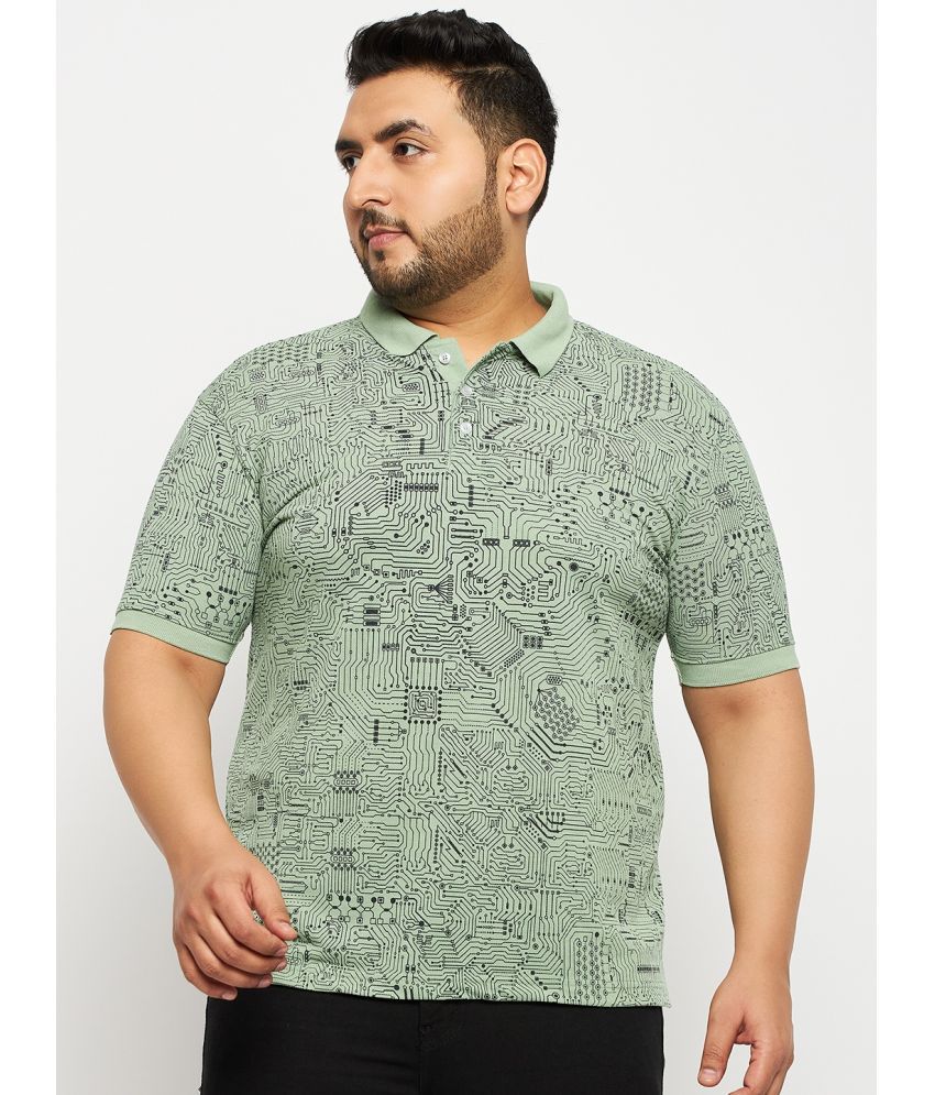     			RELANE - Green Cotton Blend Regular Fit Men's Polo T Shirt ( Pack of 1 )