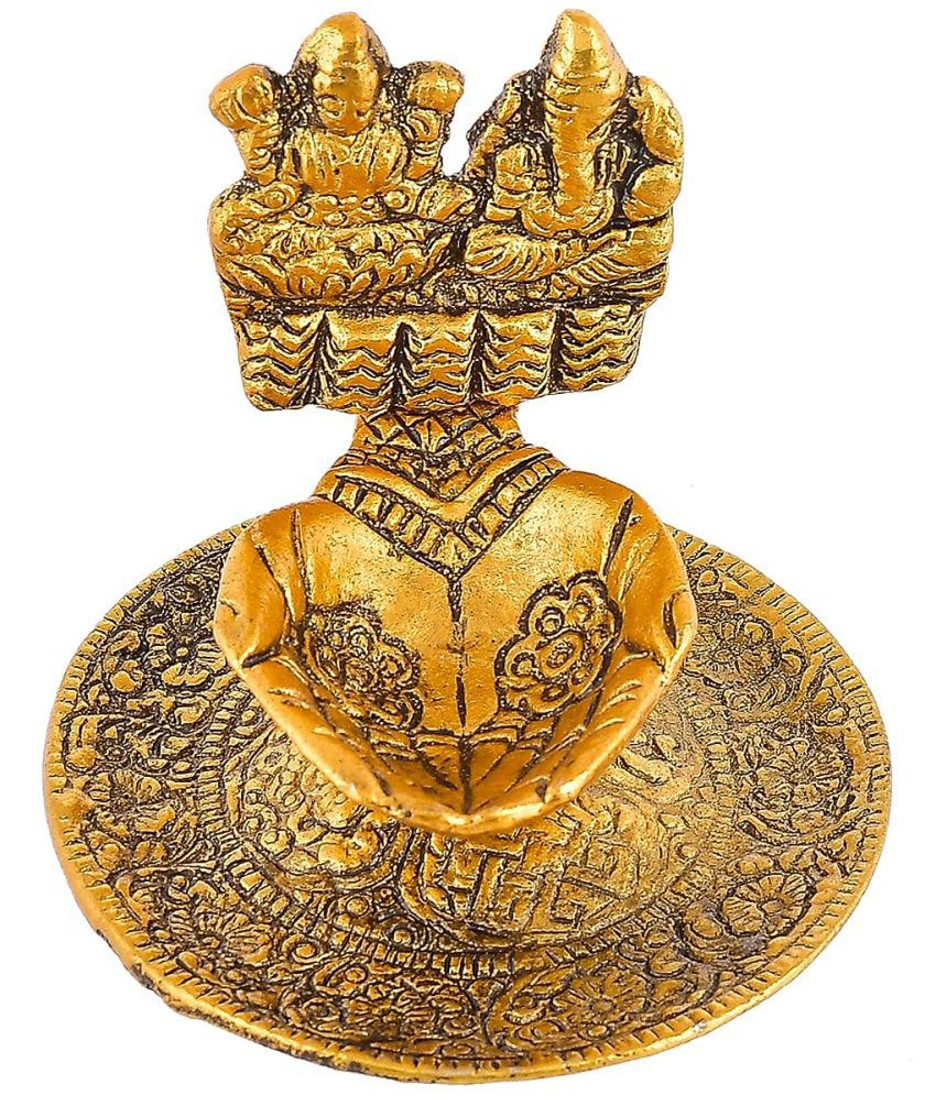     			TINUMS - Brass Laxmi Ganesh Idol ( 8 cm )