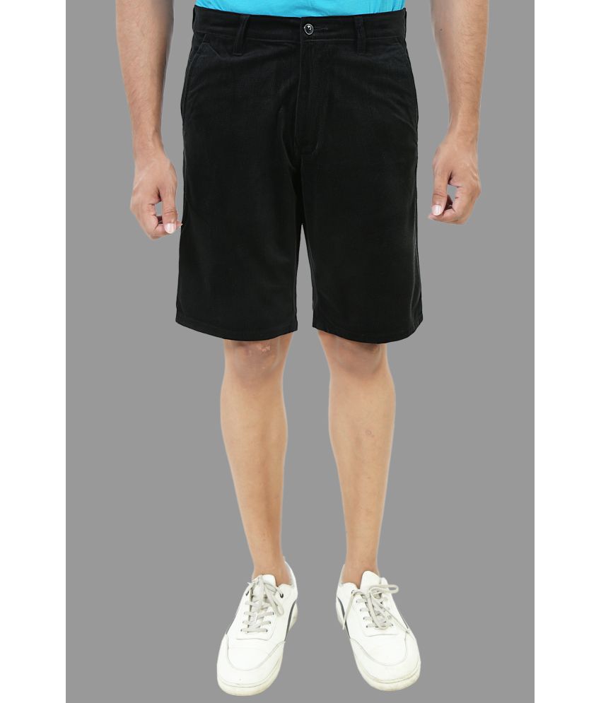     			plounge - Black Cotton Blend Men's Chino Shorts ( Pack of 1 )