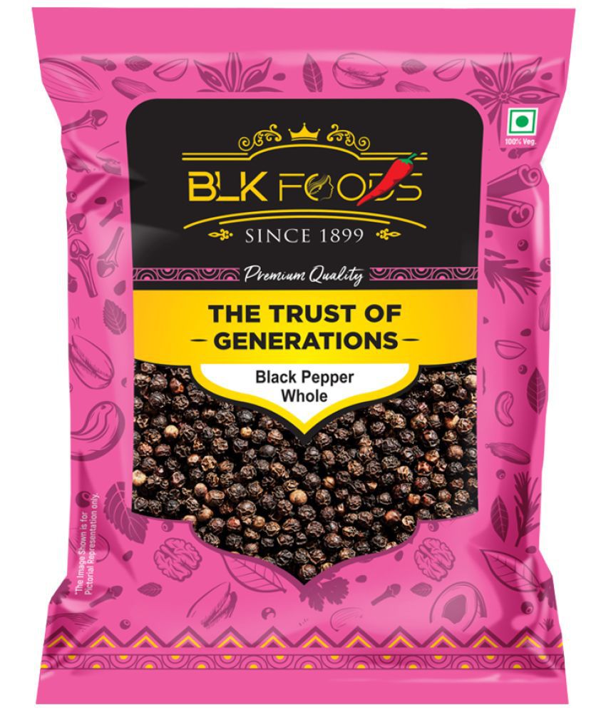     			BLK FOODS _Select Black Pepper Whole (Kali Mirch Sabut) 200g 200 gm