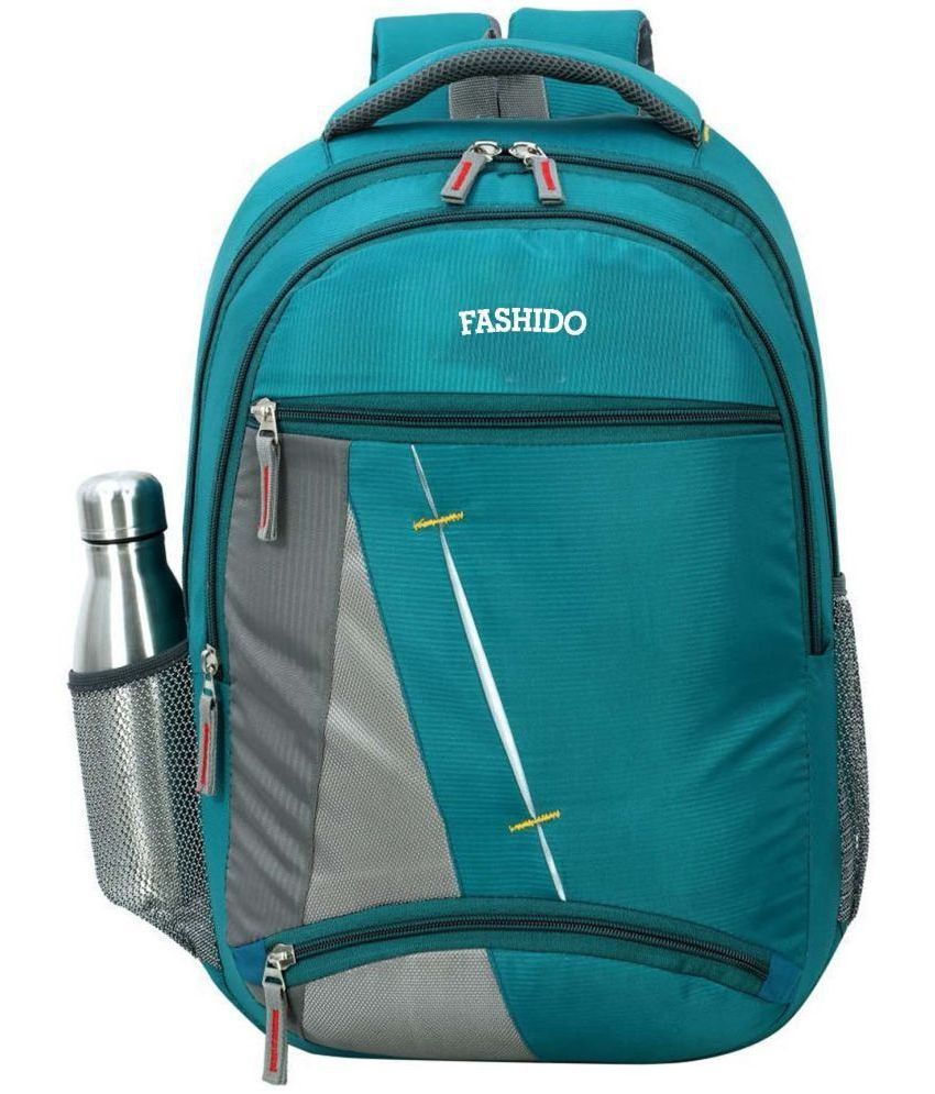     			FASHIDO FASHION - Green Polyester Backpack bag ( 35 Ltrs )