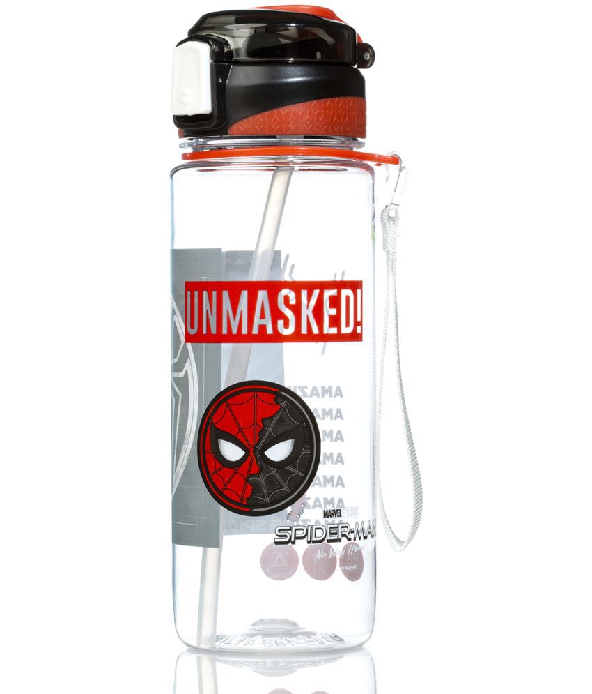     			Gluman - Disney Spiderman Bottella Spout Black School Water Bottle 800 mL ( Set of 1 )