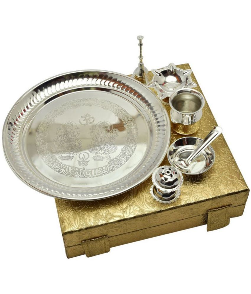     			Handa - Pooja Thali Set 23 cm ( Pack of 1 )