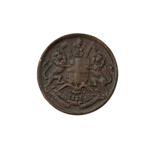     			Hop n Shop - Rare 1/12 Anna 1835 East India Company 1 Numismatic Coins