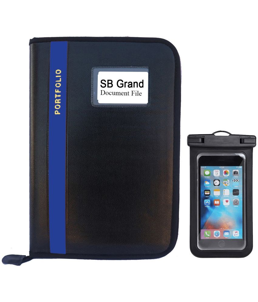     			Sb Grand - Blue Document Bag ( Pack of 2 )