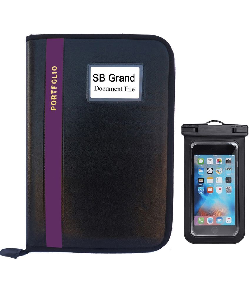     			Sb Grand - Purple Document Bag ( Pack of 2 )