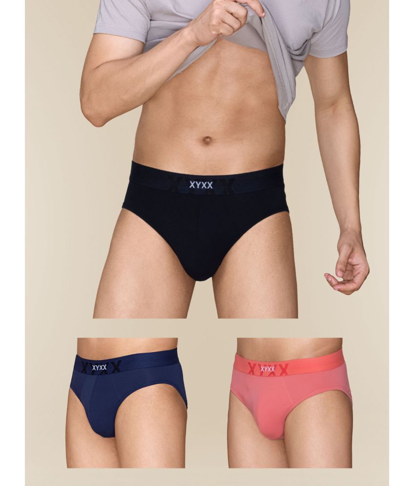     			XYXX Pack of 3 Cotton Briefs For Men's ( Multicolor )