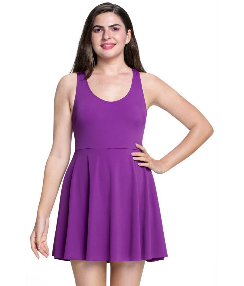     			Amante Nylon Purple Beach Dresses -