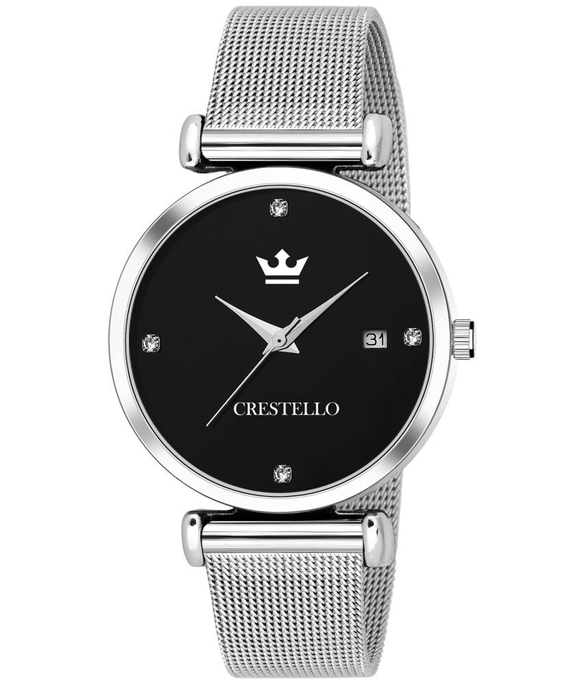     			Crestello - Silver Metal Analog Womens Watch