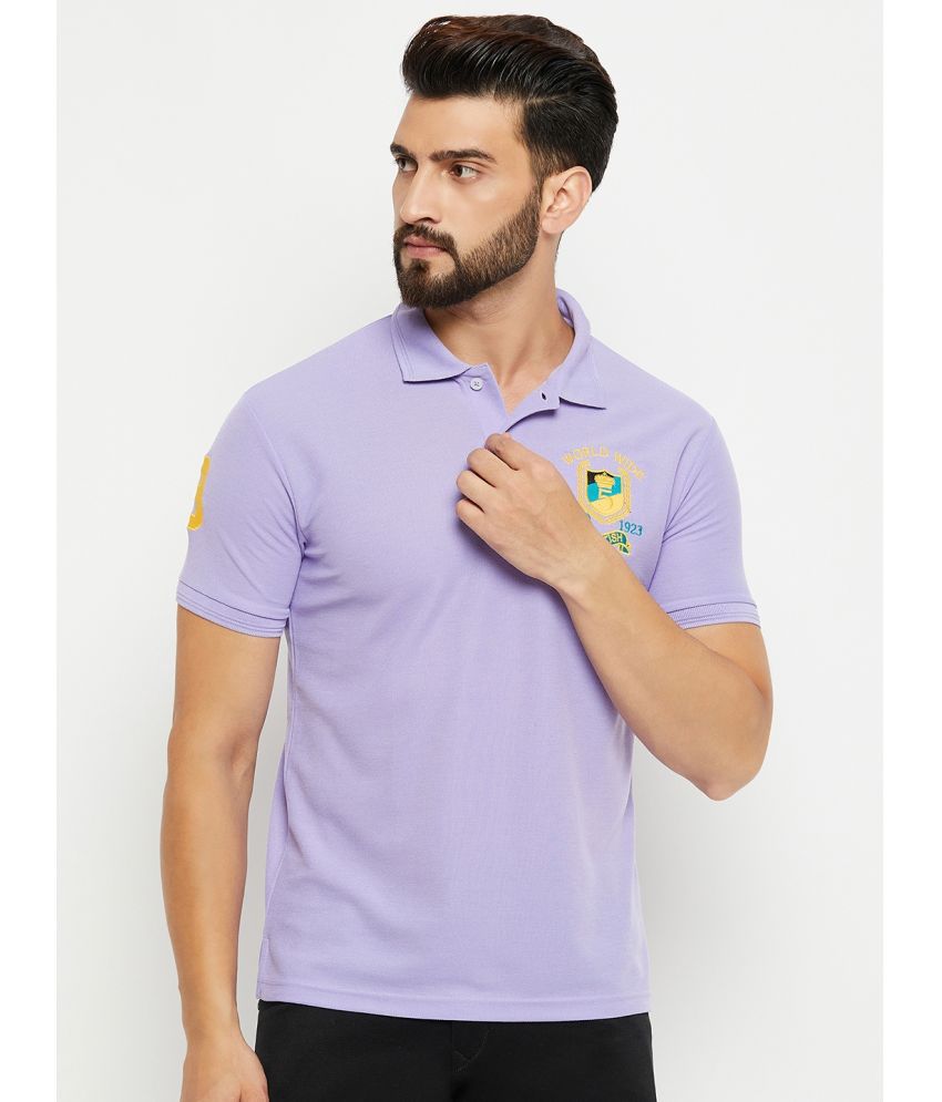     			GET GOLF - Lavender Cotton Blend Regular Fit Men's Polo T Shirt ( Pack of 1 )