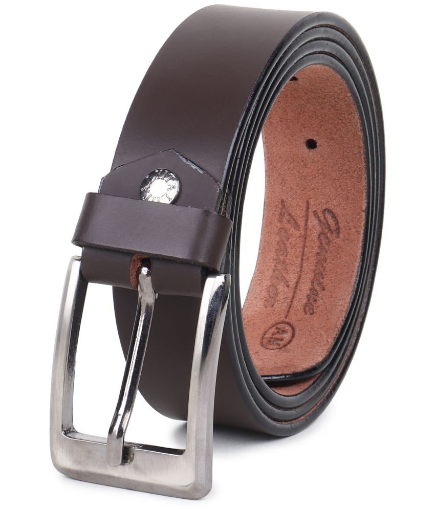     			Loopa - Brown Leather Men's Formal Belt ( Pack of 1 )