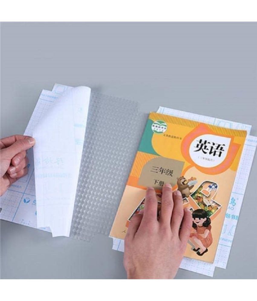     			Transparent Paper Sticker Book Cover Film Matte for Craft 30 Pcs,Waterproof School Textbook Protective Case Cover Can Be Cut Self-Adhesive A4 Book Cover Paper Sticker Book Film (30pcs)