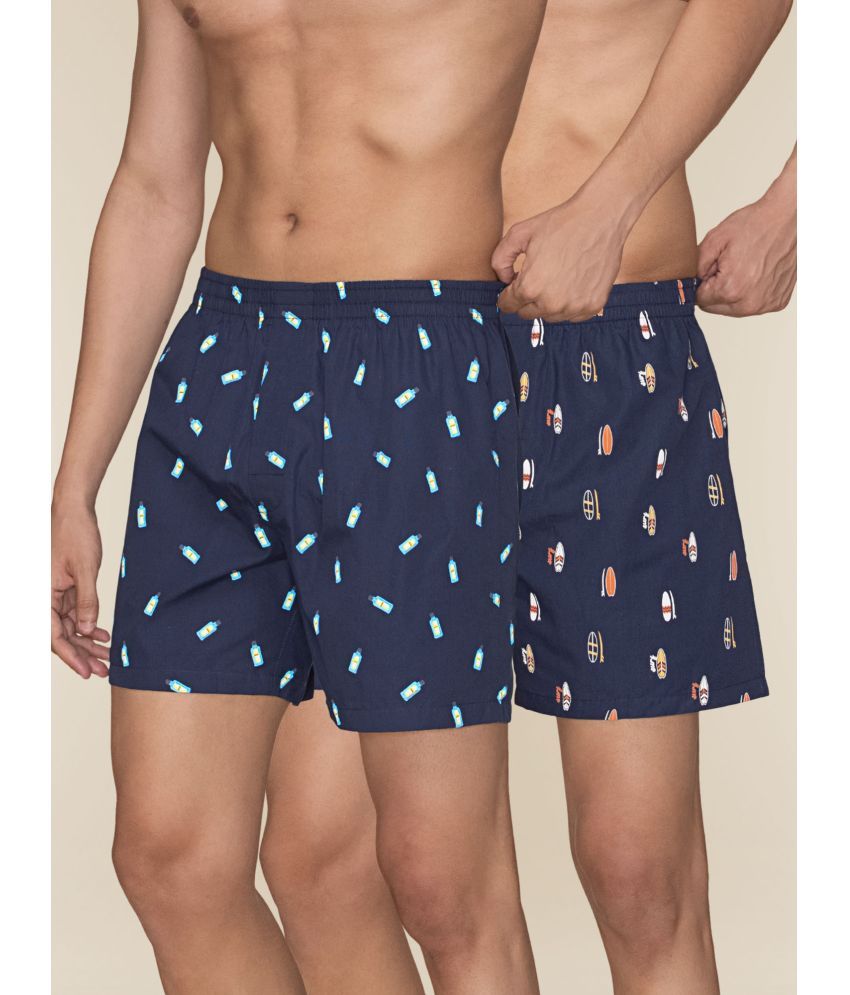     			XYXX Pack of 2 Cotton Men's Boxer- ( Multi )