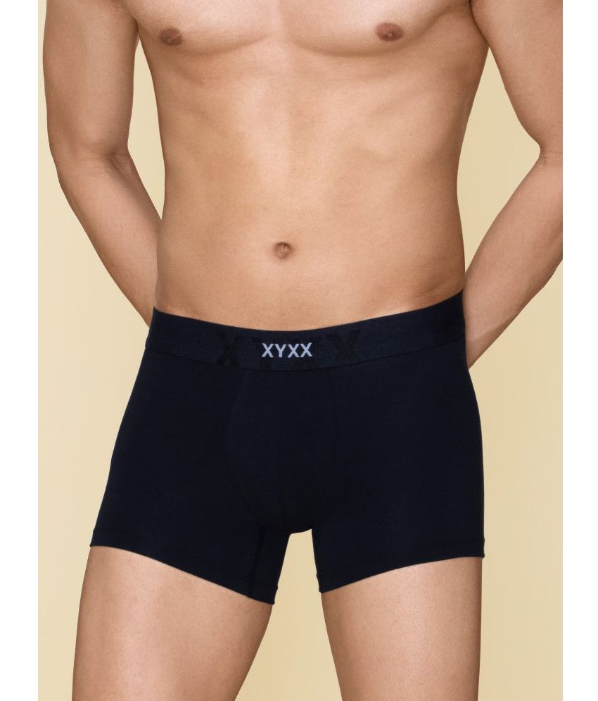     			XYXX - Navy Blue Cotton Men's Trunks ( Pack of 1 )
