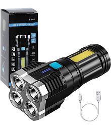 let light - 50W Rechargeable Flashlight Torch ( Pack of 1 )