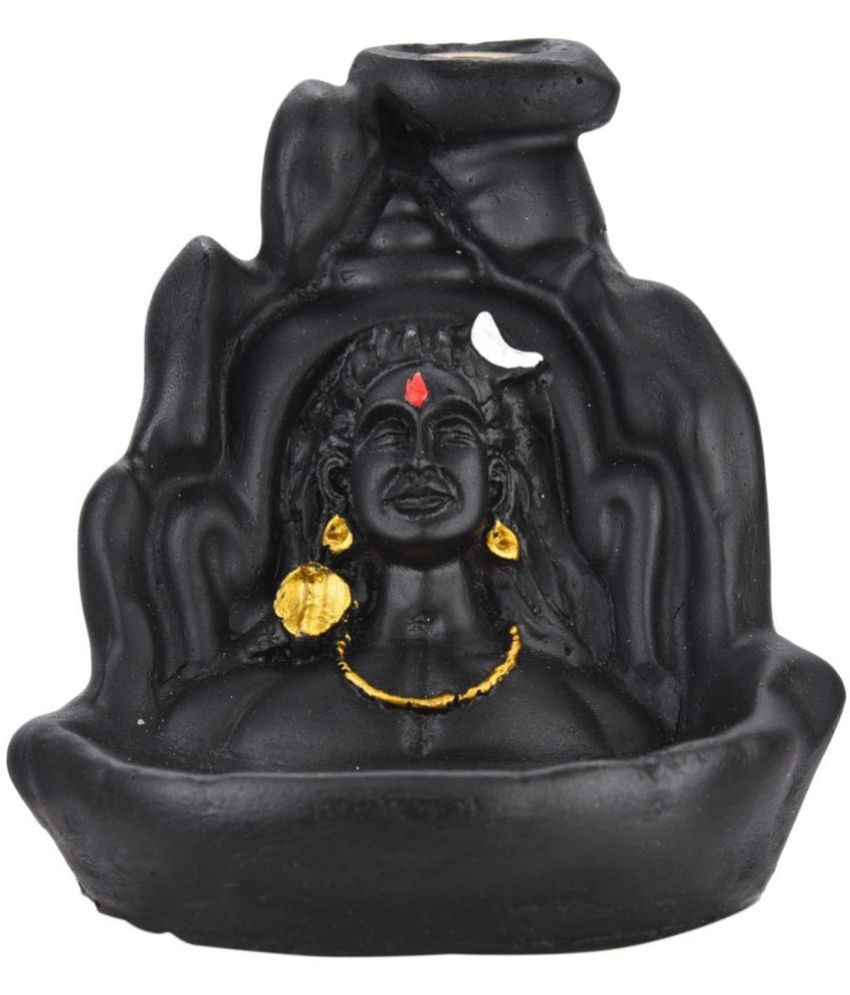    			Ghar Saaz BackFlow Shiva Showpiece 9 cm - Pack of 1