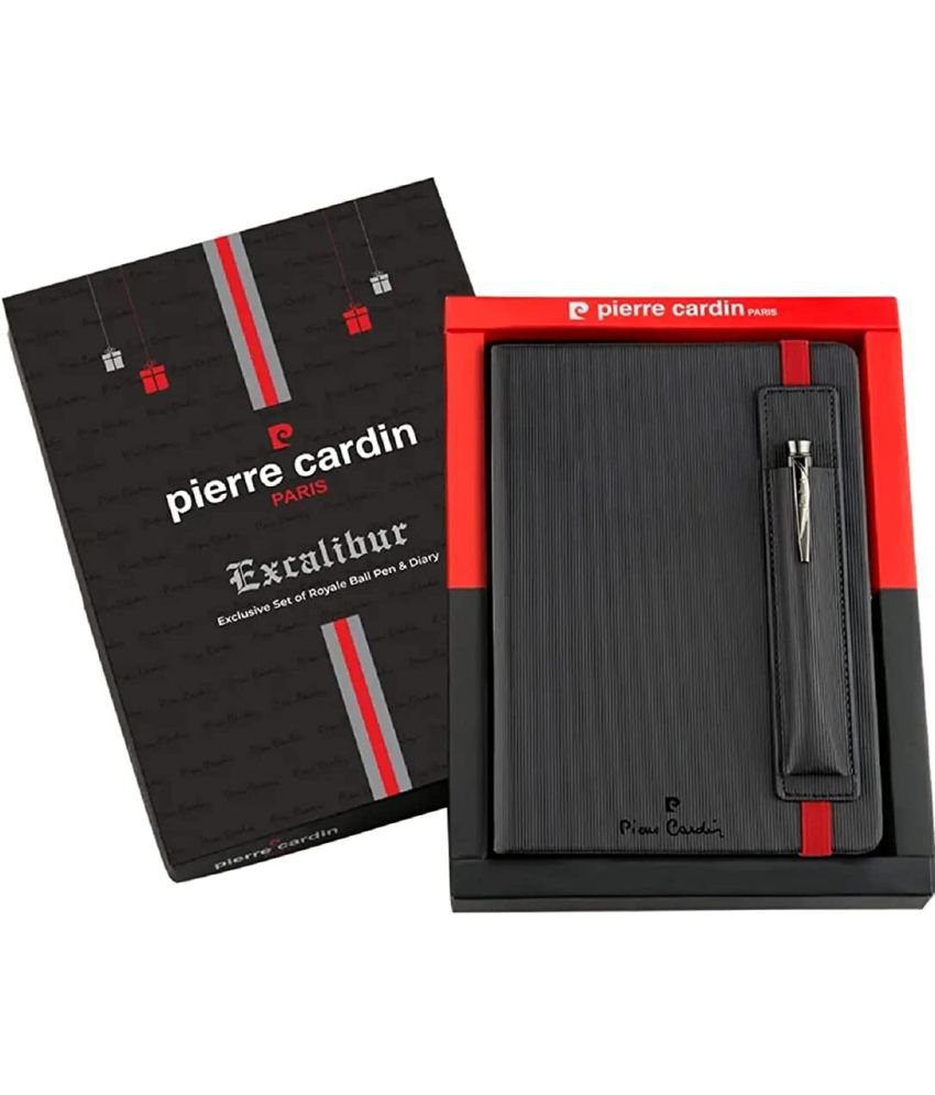     			Pierre Cardin Excalibur Pen Gift Set | Metal Body With Royale Green Ball Pen & Diary Set | Smooth, Sturdy, Refillable Pen | Ideal For Gifting | Blue Ink, Pack Of 1