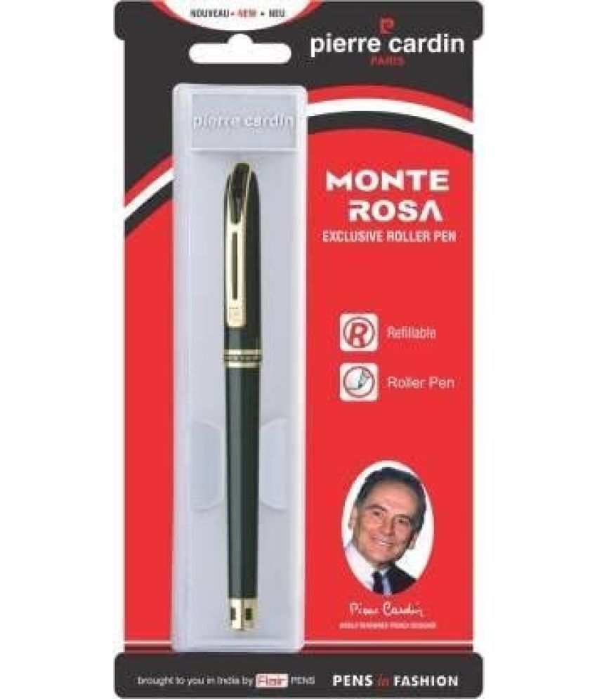     			Pierre Cardin Monte Rosa Roller Ball Pen Blister Pack | Metal Body With Twist Mechanism | Attractive Look | Smooth, Sturdy, Refillable Pen | Ideal For Gifting | Blue Ink, Pack Of 1