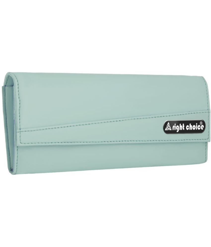     			Right Choice - Mint Green Faux Leather Purse
