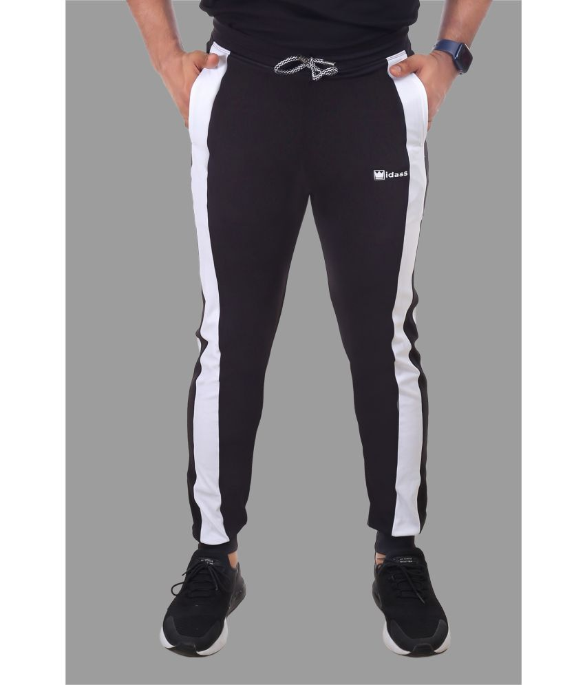     			IDASS - Black Lycra Men's Trackpants ( Pack of 1 )