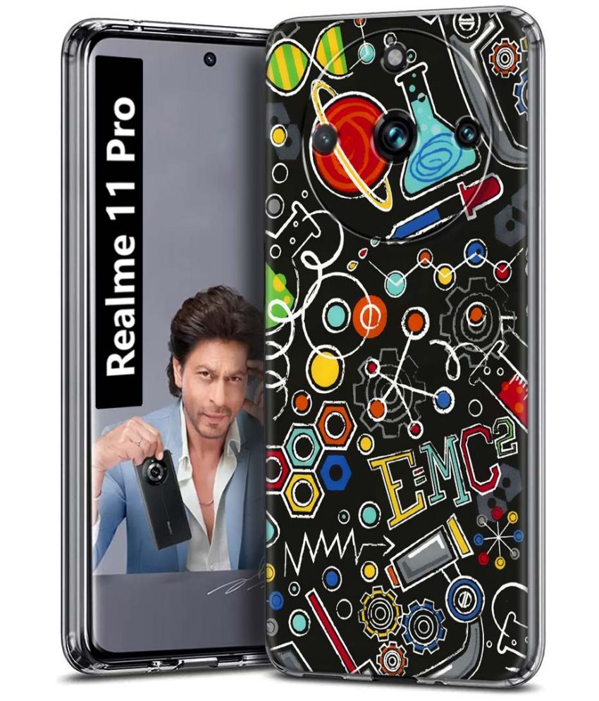     			NBOX - Multicolor Printed Back Cover Silicon Compatible For Realme 11 Pro ( Pack of 1 )