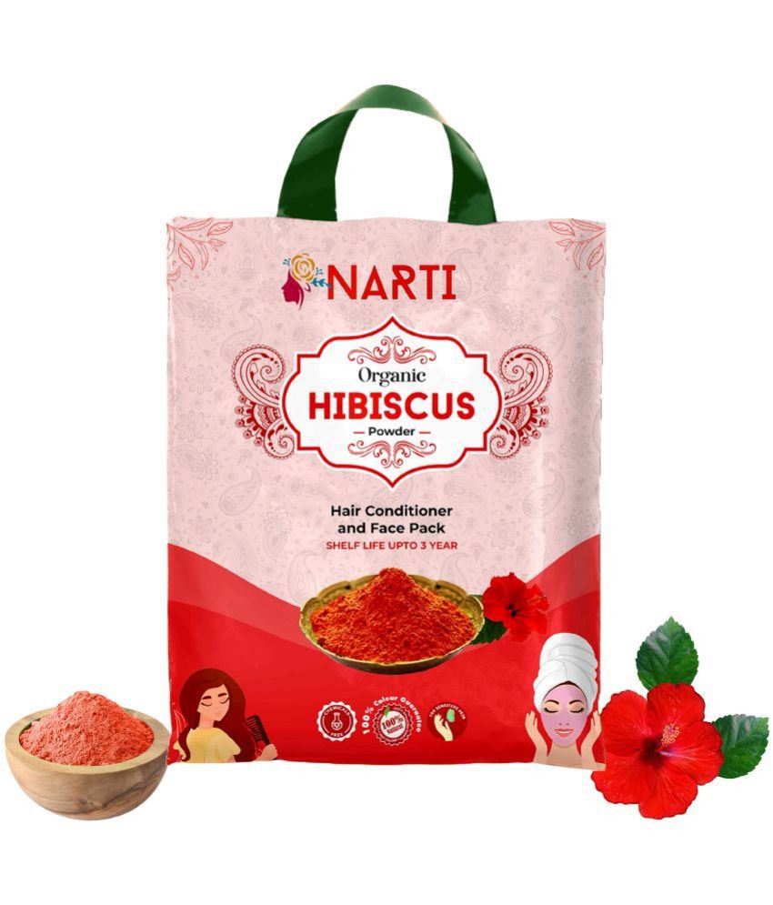     			Narti hibiscus powder for face wash 1KG Organic Henna 1 g Pack of 2