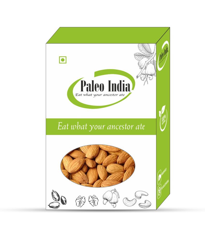    			Paleo India Raw California Almonds 200 g