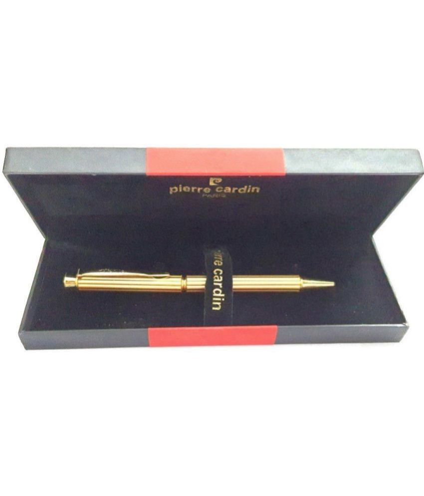     			Pierre Cardin Royale Satin Gold Ball Pen | Twist Mechanism Metal Body | Smooth, Sturdy, Refillable Pen | Ideal For Gifting | Blue Ink, Pack Of 1